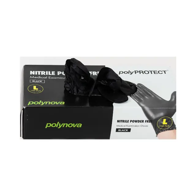 Polynova PolyProtect nitril PF sort 1000stk