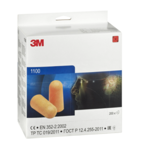 3M 100 ørepropper - 200 par for dispenser